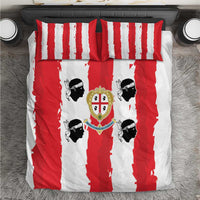 Italy Sardinia Bedding Set Moor's Head With Coat Of Arms - Wonder Print Shop
