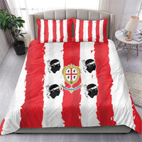 Italy Sardinia Bedding Set Moor's Head With Coat Of Arms - Wonder Print Shop