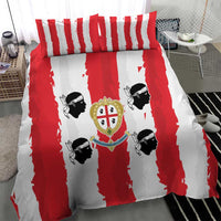 Italy Sardinia Bedding Set Moor's Head With Coat Of Arms - Wonder Print Shop