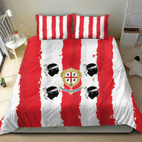 Italy Sardinia Bedding Set Moor's Head With Coat Of Arms - Wonder Print Shop