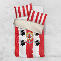 Italy Sardinia Bedding Set Moor's Head With Coat Of Arms - Wonder Print Shop