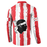 Italy Sardinia Button Sweatshirt Moor's Head With Coat Of Arms LT19