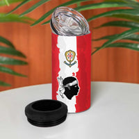 Italy Sardinia 4 in 1 Can Cooler Tumbler Moor's Head With Coat Of Arms - Wonder Print Shop