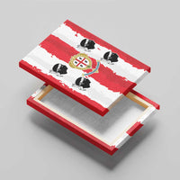 Italy Sardinia Canvas Wall Art Moor's Head With Coat Of Arms - Wonder Print Shop