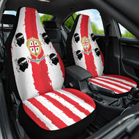 Italy Sardinia Car Seat Cover Moor's Head With Coat Of Arms - Wonder Print Shop
