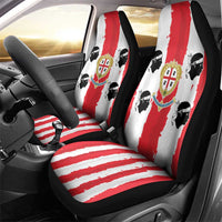 Italy Sardinia Car Seat Cover Moor's Head With Coat Of Arms - Wonder Print Shop