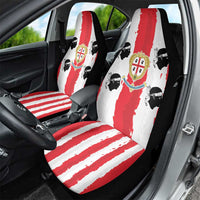 Italy Sardinia Car Seat Cover Moor's Head With Coat Of Arms - Wonder Print Shop