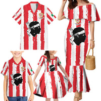 Italy Sardinia Family Matching Mermaid Dress and Hawaiian Shirt Moor's Head With Coat Of Arms LT19
