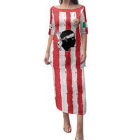 Italy Sardinia Family Matching Puletasi and Hawaiian Shirt Moor's Head With Coat Of Arms LT19