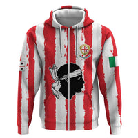 Italy Sardinia Hoodie Moor's Head With Coat Of Arms LT19