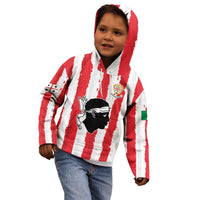 Italy Sardinia Kid Hoodie Moor's Head With Coat Of Arms LT19