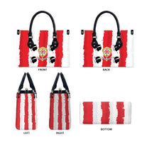 Italy Sardinia Leather Bag Moor's Head With Coat Of Arms - Wonder Print Shop