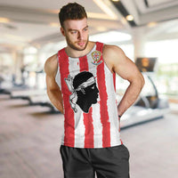 Italy Sardinia Men Tank Top Moor's Head With Coat Of Arms LT19