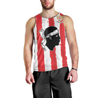Italy Sardinia Men Tank Top Moor's Head With Coat Of Arms LT19