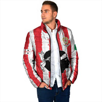 Italy Sardinia Padded Jacket Moor's Head With Coat Of Arms - Wonder Print Shop