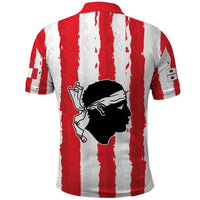 Italy Sardinia Polo Shirt Moor's Head With Coat Of Arms LT19