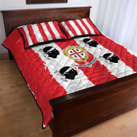 Italy Sardinia Quilt Bed Set Moor's Head With Coat Of Arms - Wonder Print Shop