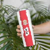 Italy Sardinia Skinny Tumbler Moor's Head With Coat Of Arms - Wonder Print Shop