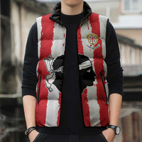 Italy Sardinia Sleeveless Puffer Jacket Moor's Head With Coat Of Arms - Wonder Print Shop