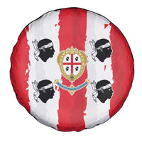 Italy Sardinia Spare Tire Cover Moor's Head With Coat Of Arms - Wonder Print Shop