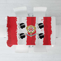 Italy Sardinia Tablecloth Moor's Head With Coat Of Arms - Wonder Print Shop