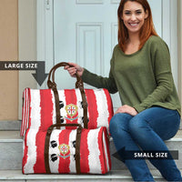 Italy Sardinia Travel Bag Moor's Head With Coat Of Arms - Wonder Print Shop