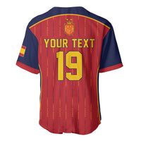 Custom Spain La Roja Football Baseball Jersey 2010 Legacy 2026 Next Chapter