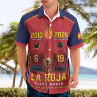 Custom Spain La Roja Football Hawaiian Shirt 2010 Legacy 2026 Next Chapter