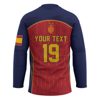 Custom Spain La Roja Football Hockey Jersey 2010 Legacy 2026 Next Chapter