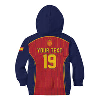 Custom Spain La Roja Football Kid Hoodie 2010 Legacy 2026 Next Chapter