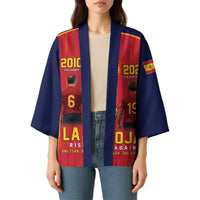 Custom Spain La Roja Football Kimono 2010 Legacy 2026 Next Chapter