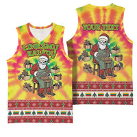 Personalized Lithuania Christmas Basketball Jersey Skeleton Cross Tie-Dye Vintage - Wonder Print Shop