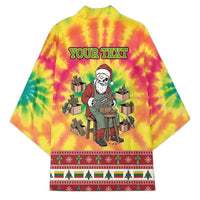 Personalized Lithuania Christmas Kimono Skeleton Cross Tie-Dye Vintage - Wonder Print Shop