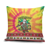 Personalized Lithuania Christmas Pillow Cover Skeleton Cross Tie-Dye Vintage - Wonder Print Shop