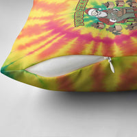 Personalized Lithuania Christmas Pillow Cover Skeleton Cross Tie-Dye Vintage - Wonder Print Shop