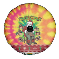 Personalized Lithuania Christmas Spare Tire Cover Skeleton Cross Tie-Dye Vintage - Wonder Print Shop