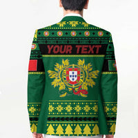Personalized Portugal Christmas Blazer Emblem With Flag Style - Wonder Print Shop
