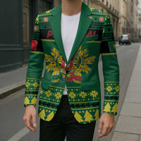 Personalized Portugal Christmas Blazer Emblem With Flag Style - Wonder Print Shop