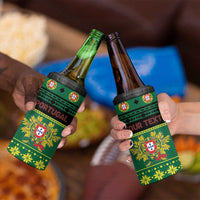 Personalized Portugal Christmas 4 in 1 Can Cooler Tumbler Emblem With Flag Style - Wonder Print Shop