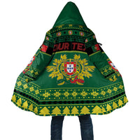 Personalized Portugal Christmas Cloak Emblem With Flag Style - Wonder Print Shop