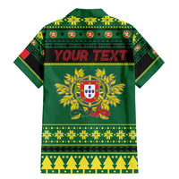 Personalized Portugal Christmas Family Matching Mermaid Dress and Hawaiian Shirt Emblem With Flag Style - Wonder Print Shop