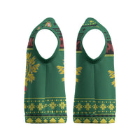 Personalized Portugal Christmas Knitted V-Neck Vest Emblem With Flag Style - Wonder Print Shop