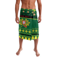 Personalized Portugal Christmas Lavalava Emblem With Flag Style - Wonder Print Shop