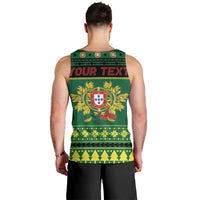 Personalized Portugal Christmas Men Tank Top Emblem With Flag Style - Wonder Print Shop