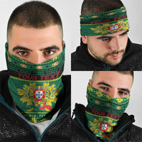 Personalized Portugal Christmas Neck Gaiter Emblem With Flag Style - Wonder Print Shop