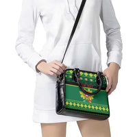 Personalized Portugal Christmas Shoulder Handbag Emblem With Flag Style - Wonder Print Shop