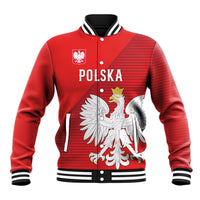 Custom Poland Football Baseball Jacket Go Bialo-Czerwoni Champions Red