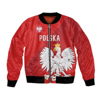 Custom Poland Football Bomber Jacket Go Bialo-Czerwoni Champions Red