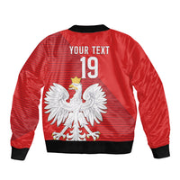 Custom Poland Football Bomber Jacket Go Bialo-Czerwoni Champions Red