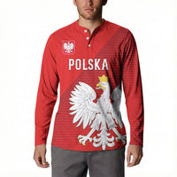 Custom Poland Football Button Sweatshirt Go Bialo-Czerwoni Champions Red